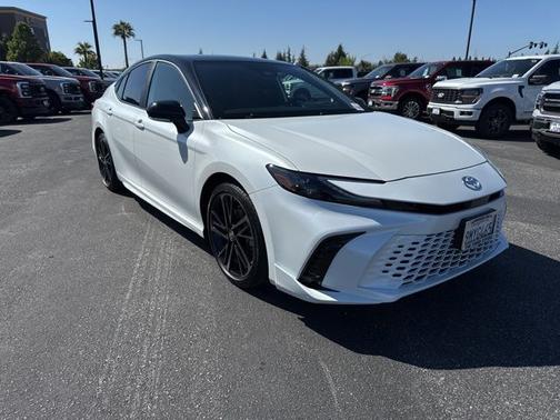 White 2025 Toyota Camry XSE