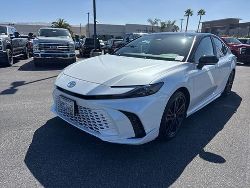 White 2025 Toyota Camry XSE