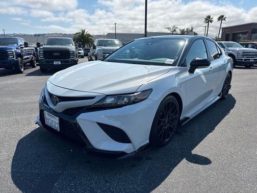 Midnight Black Metallic 2021 Toyota Camry TRD