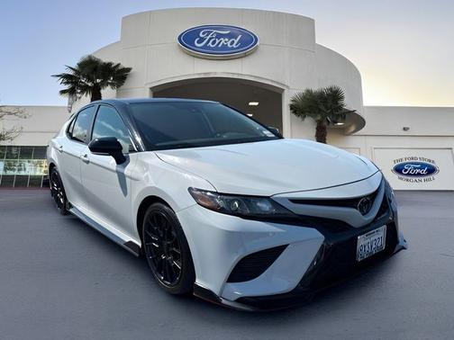 Midnight Black Metallic 2021 Toyota Camry TRD