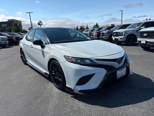Midnight Black Metallic 2021 Toyota Camry TRD