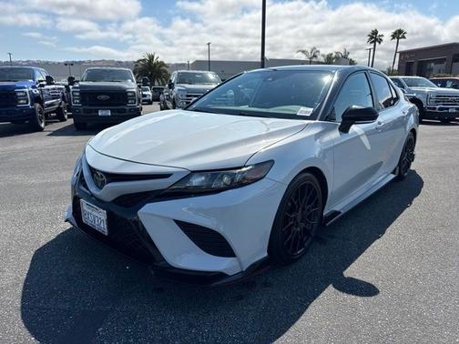 Midnight Black Metallic 2021 Toyota Camry TRD