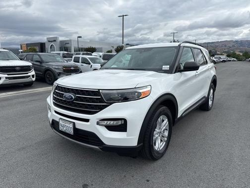 STAR WHITE MET TRI-COAT 2023 Ford Explorer XLT