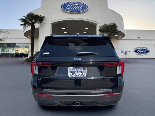 AGATE BLACK METALLIC 2025 Ford Explorer ST-LINE