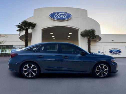 Blue 2026 Honda Civic SPORT TOURING