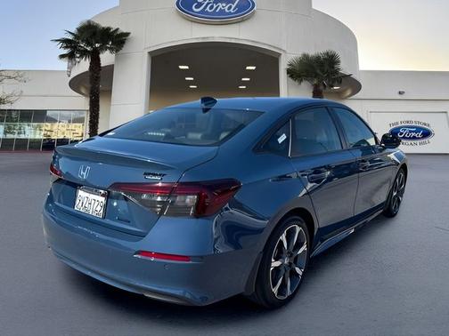 Blue 2026 Honda Civic SPORT TOURING