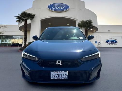 Blue 2026 Honda Civic SPORT TOURING