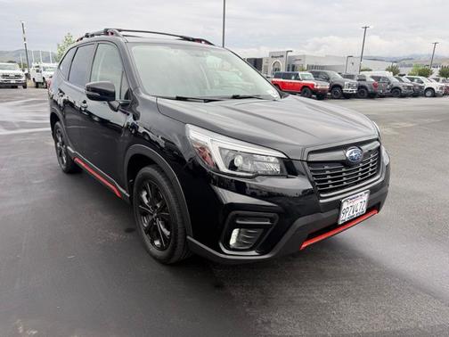 Crystal Black Silica 2021 Subaru Forester SPORT