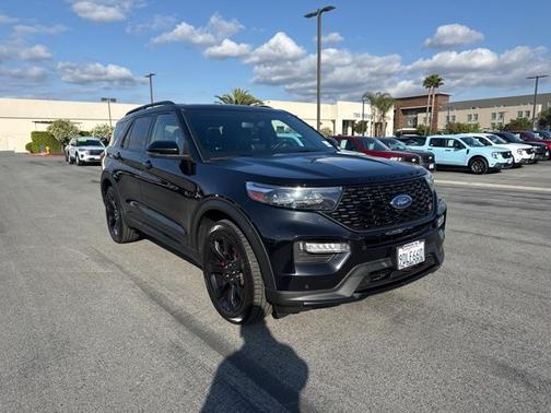 AGATE BLACK METALLIC 2022 Ford Explorer ST