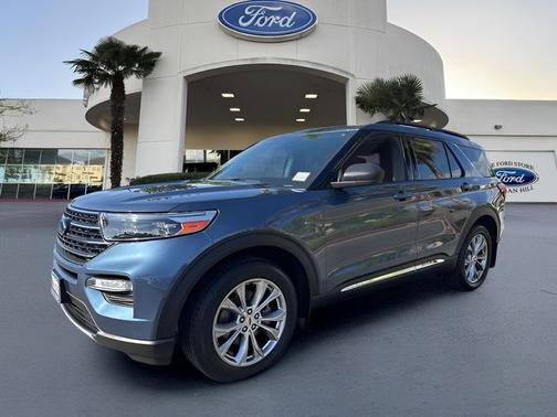 BLUE METALLIC 2020 Ford Explorer XLT