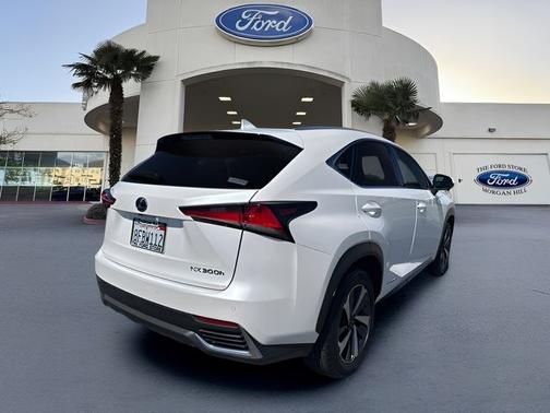 White 2019 Lexus NX 300h BASE