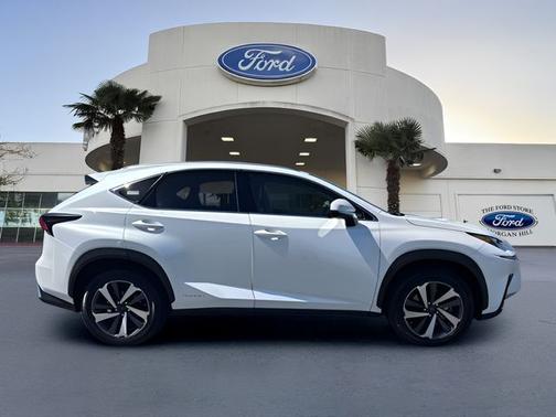 White 2019 Lexus NX 300h BASE