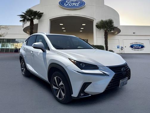 White 2019 Lexus NX 300h BASE