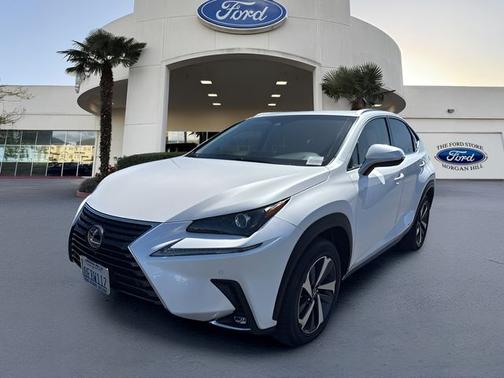 White 2019 Lexus NX 300h BASE