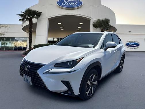 White 2019 Lexus NX 300h BASE