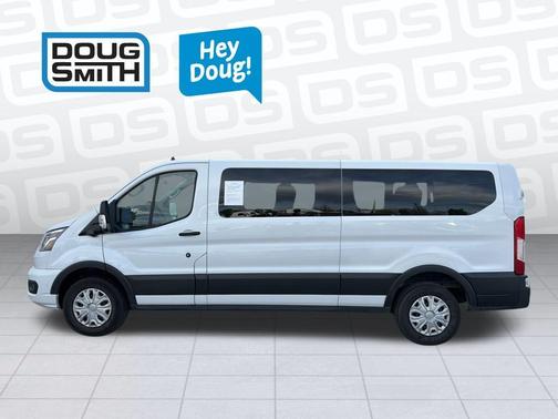 Oxford White 2023 Ford Transit-350 XLT