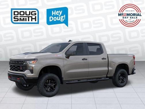 White Sand 2026 Chevrolet Silverado 1500 Custom Trail Boss