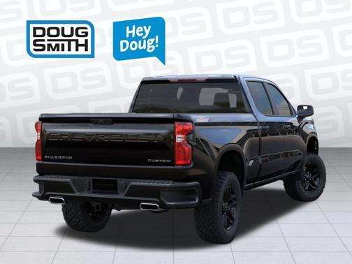 Black 2026 Chevrolet Silverado 1500 Custom Trail Boss