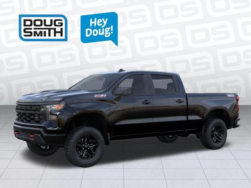 Black 2026 Chevrolet Silverado 1500 Custom Trail Boss