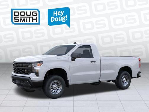 Summit White 2026 Chevrolet Silverado 1500 WT
