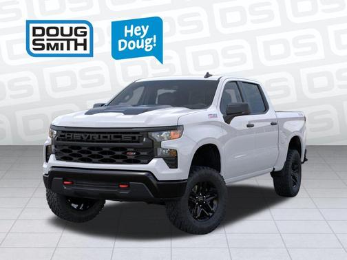 White 2026 Chevrolet Silverado 1500 Custom Trail Boss