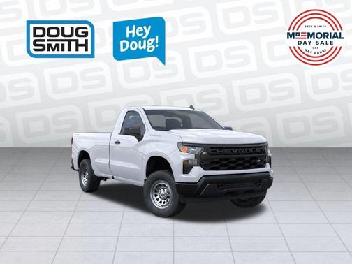 Summit White 2026 Chevrolet Silverado 1500 WT