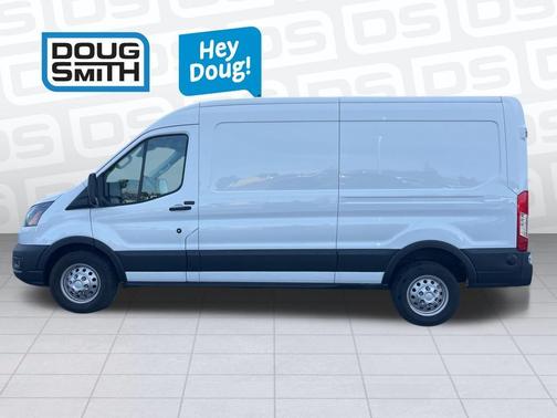 Oxford White 2023 Ford Transit-350 148 WB Medium Roof Cargo