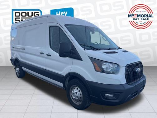 Oxford White 2023 Ford Transit-350 148 WB Medium Roof Cargo