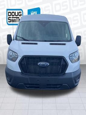 Oxford White 2023 Ford Transit-350 148 WB Medium Roof Cargo