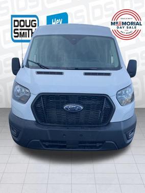 Oxford White 2023 Ford Transit-350 148 WB Medium Roof Cargo