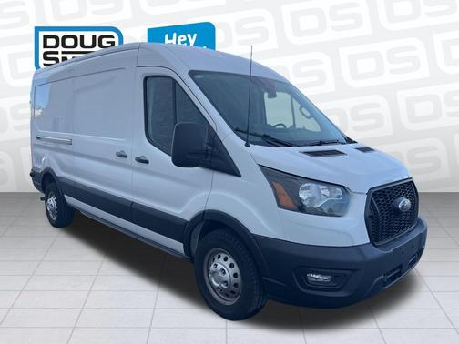 Oxford White 2023 Ford Transit-350 148 WB Medium Roof Cargo