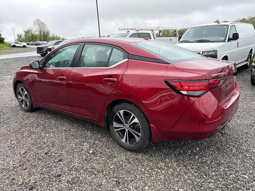 Scarlet Ember 2021 Nissan Sentra SV
