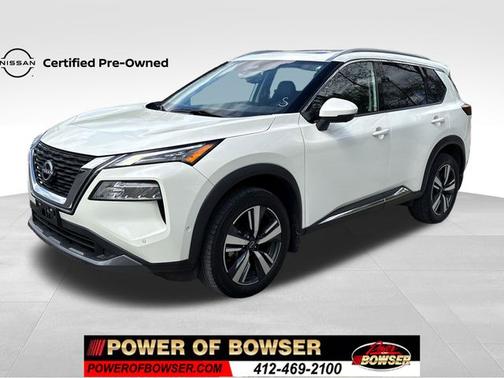 White 2023 Nissan Rogue SL