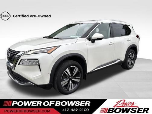 White 2023 Nissan Rogue SL