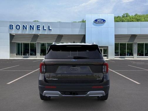 Agate Black Metallic 2026 Ford Explorer Platinum