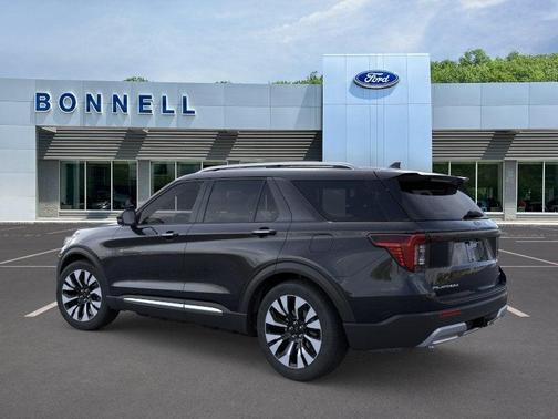 Agate Black Metallic 2026 Ford Explorer Platinum