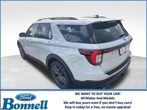 Space White Metallic 2026 Ford Explorer ST