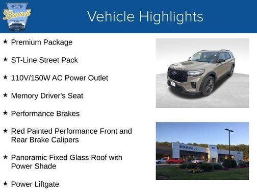 Gray 2026 Ford Explorer ST-Line
