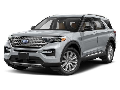 White Metallic 2023 Ford Explorer Limited