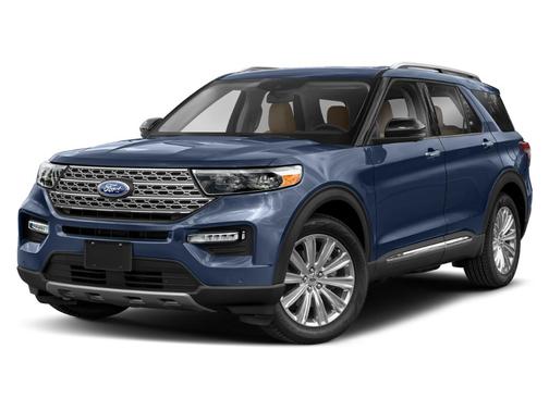 White Metallic 2023 Ford Explorer Limited