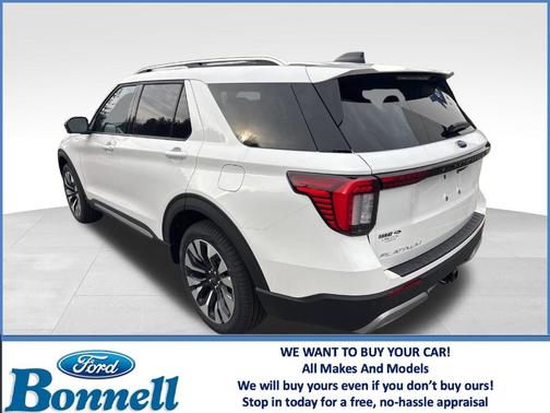 Star White 2026 Ford Explorer Platinum