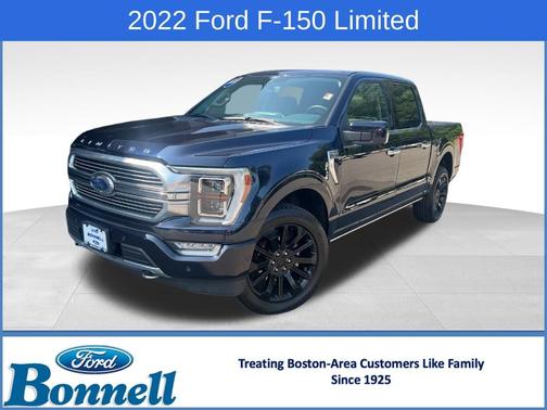 Antimatter Blue Metallic 2022 Ford F-150 Limited