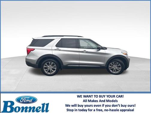 ICONIC SILVER METALLIC 2022 Ford Explorer XLT