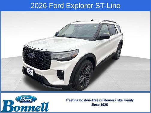 Star White 2026 Ford Explorer ST-Line