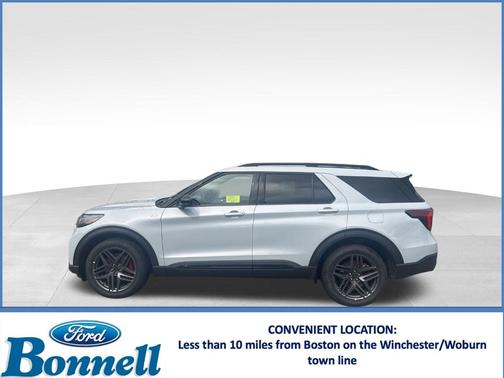 Space White Metallic 2026 Ford Explorer ST-Line