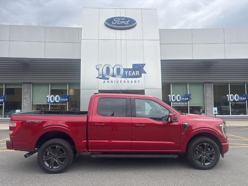 Red Metallic 2023 Ford F-150 Lariat