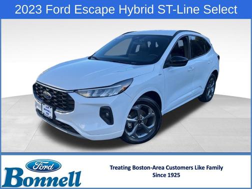 Oxford White 2023 Ford Escape ST-Line Select