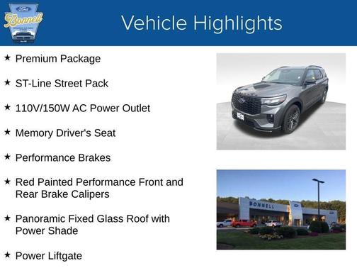 Carbonized Gray Metallic 2026 Ford Explorer ST-Line