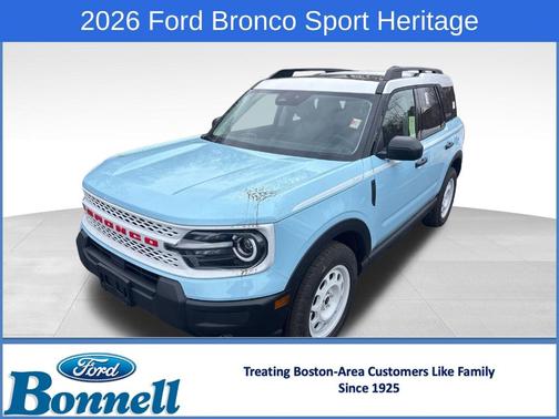 Robins Egg Blue 2026 Ford Bronco Sport Heritage