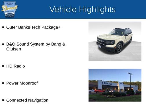 Desert Sand 2025 Ford Bronco Sport Outer Banks